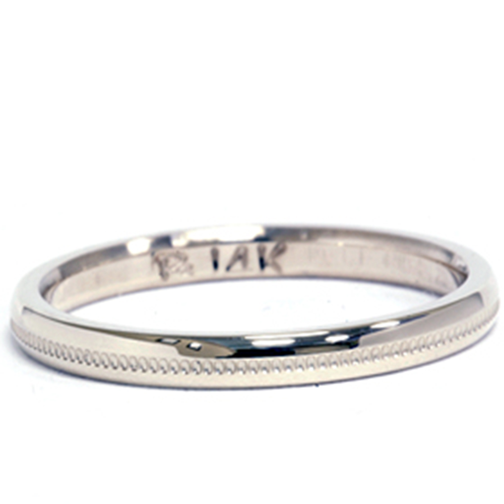 2mm-14K-White-Gold-Milgrain-Wedding-Band-Ring-Brand