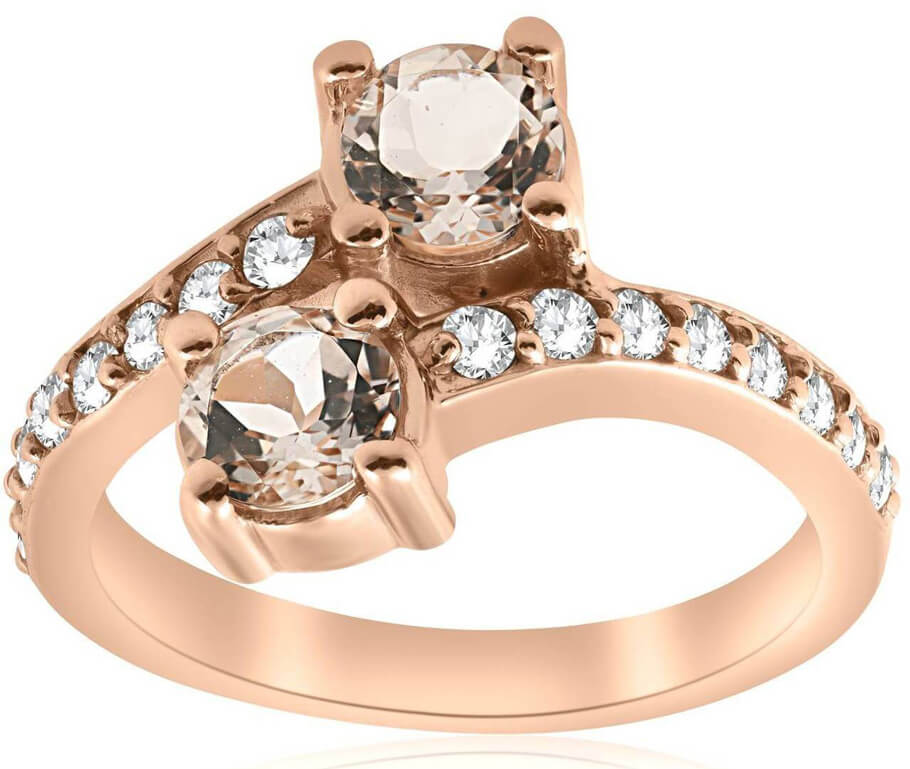 rose gold engagement ring