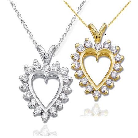 heart-shaped necklaces