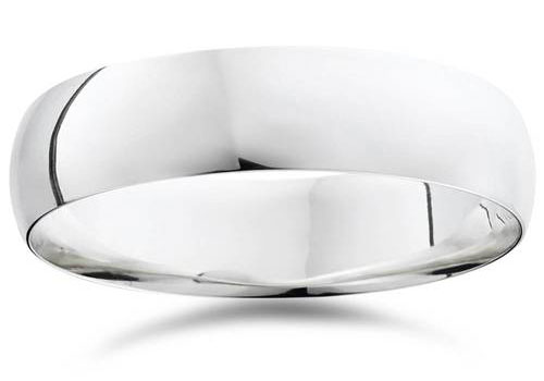 men’s plain wedding band