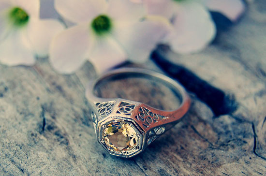 vintage art deco style ring