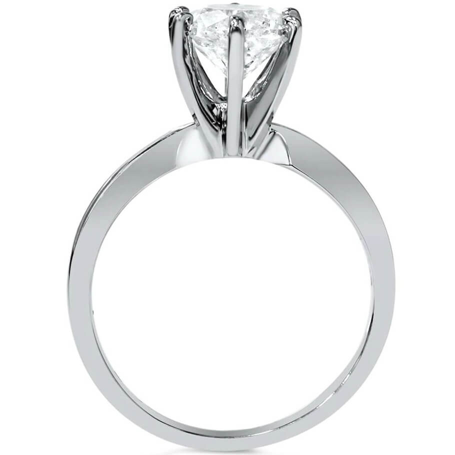 white gold solitaire ring