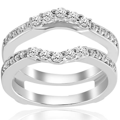 white gold ring guard enhancer